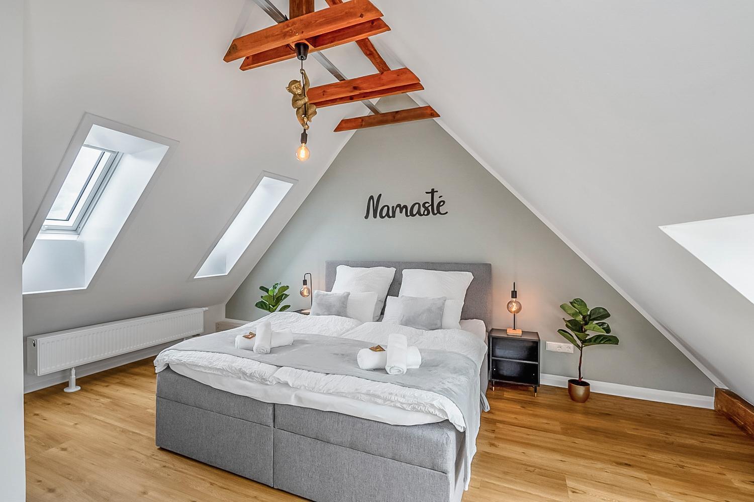 Namaste Homes - Ferienwohnung Mit Dachterrasse 巴特温茨海姆 外观 照片